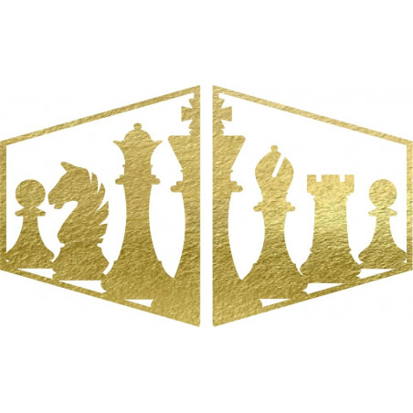 Elegantný obraz na stenu šachové figúrky - MIVAL | SENTOP