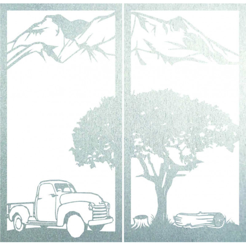 Vyrezávaný dvojdielny obraz na stenu príroda -...