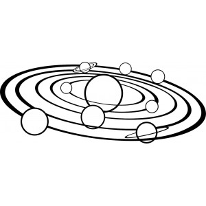 Moderný obraz na stenu slnečná sústava - SOLAR 2