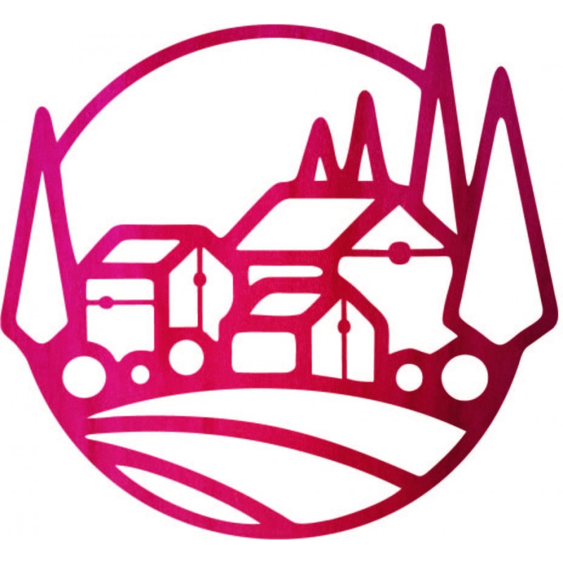 Drevený obraz na stenu domčeky - MOLDE