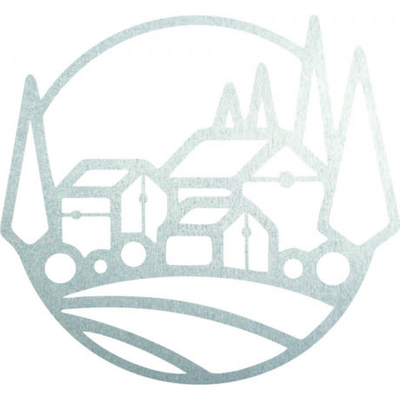 Drevený obraz na stenu domčeky - MOLDE