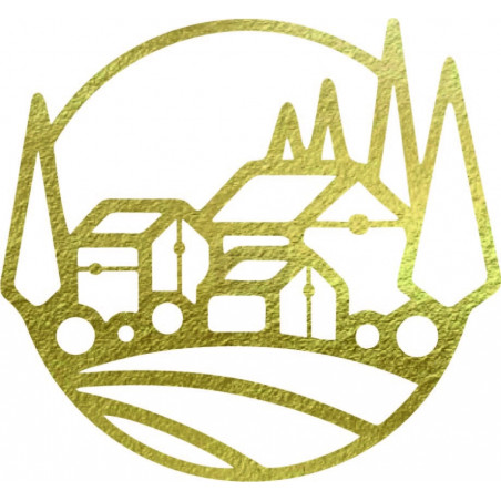 Drevený obraz na stenu domčeky - MOLDE