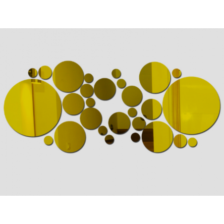 Dekoračné zrkadlá. Zrkadlové samolepky na stenu, ako obraz alebo dekorácia, 3D acryl nálepka