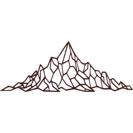 Polygonálny dekor na stenu skalnatý vrch - AKVOYD