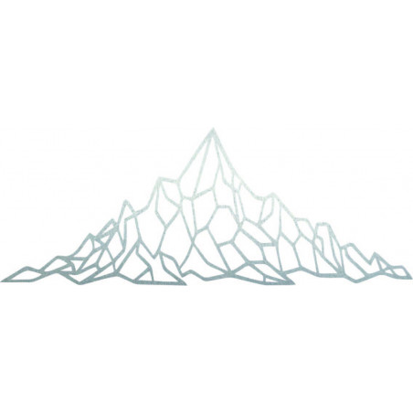 Polygonálny dekor na stenu skalnatý vrch - AKVOYD