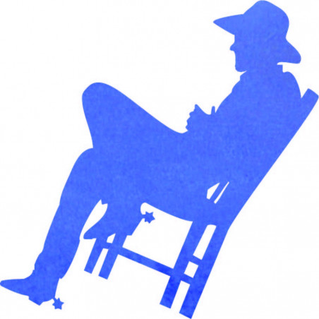 Elegantný drevený obraz na stenu -  KOVBOJ | SENTOP