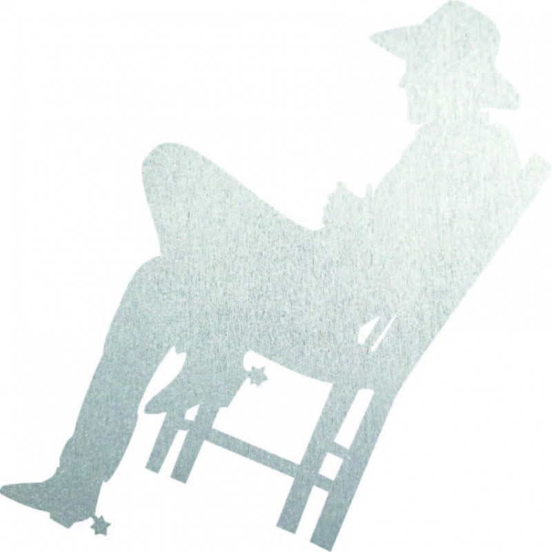 Elegantný drevený obraz na stenu -  KOVBOJ |...