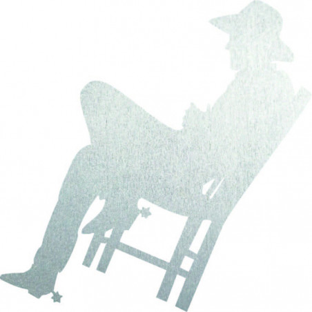 Elegantný drevený obraz na stenu -  KOVBOJ | SENTOP