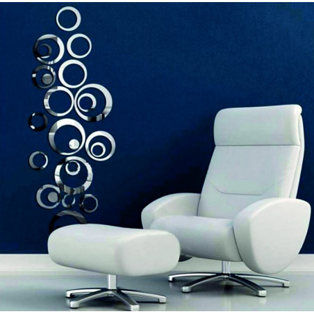 Dekoračné zrkadlá. Zrkadlové samolepky na stenu, ako obraz alebo dekorácia, 3D acryl nálepka