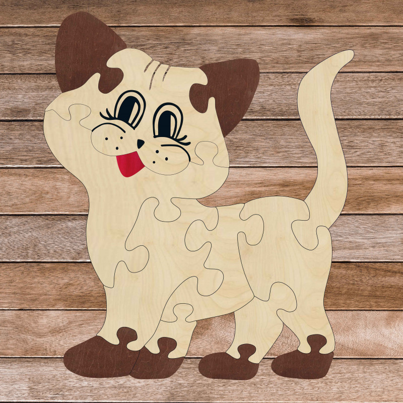 Drevené detské PUZZLE Montessori drevená...