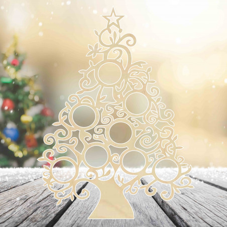 Drevený vianočný strom prírodné drevo - 40 cm, 50 cm a 70 cm| SORTOP