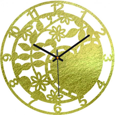 Drevené hodiny na stenu príroda - ORTORIK