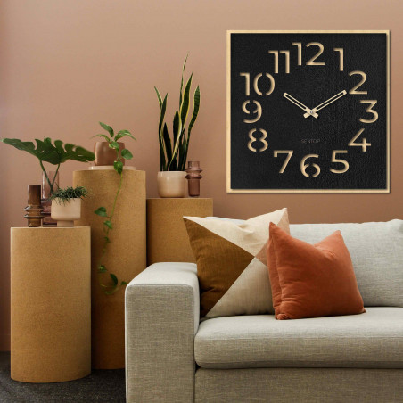 Drevené hodiny na stenu - Sentop | HDFK024 | javor