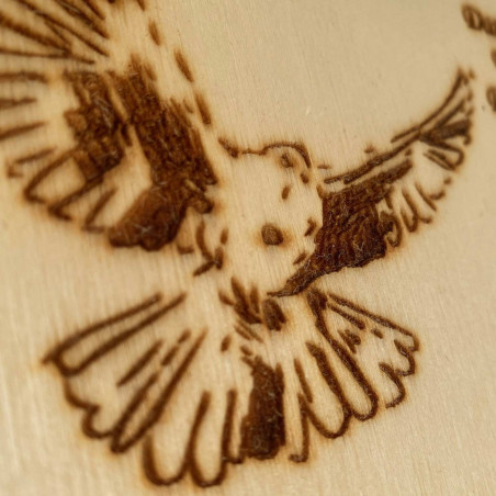 Drevená tabuľka - spomienka na sviatosť birmovania