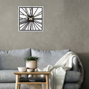 Drevené hodiny na stenu - Sentop | HDFK031 | orech wenge 2