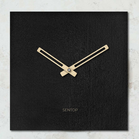 Minimalistické hodiny na stenu - Sentop štvorec | HDFK036 | drevené
