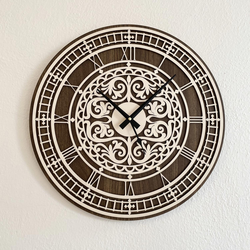 Elegantné drevené hodiny na stenu - Sentop |...