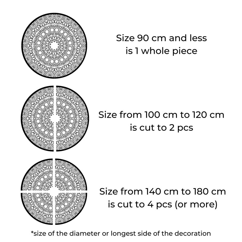 Elegantná drevená mandala - Exkluzívna drevená...