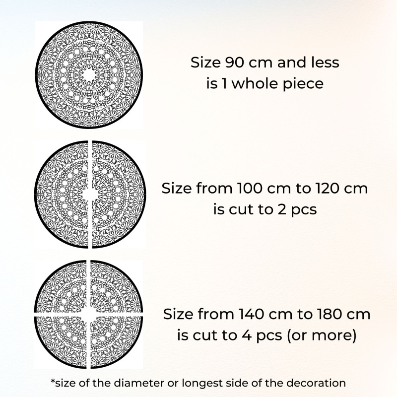 Drevená mandala na stenu - Poet