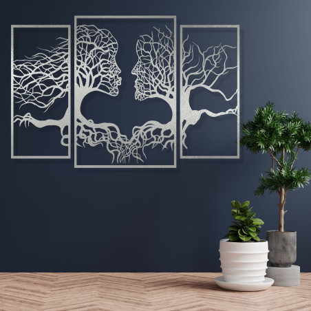 Drevený obraz na stenu Žena a Muž - SRDCE