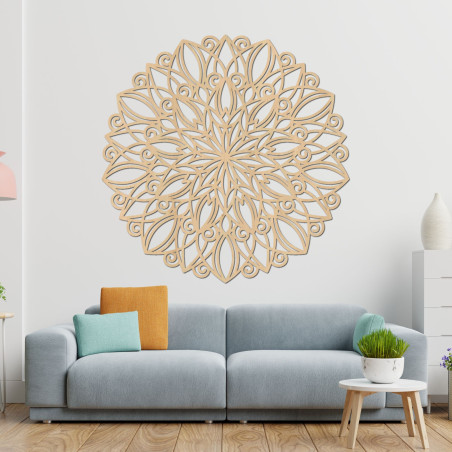 Mandala na stenu – symbol rovnováhy a krásy - REBUSS