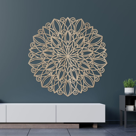 Mandala na stenu – symbol rovnováhy a krásy - REBUSS