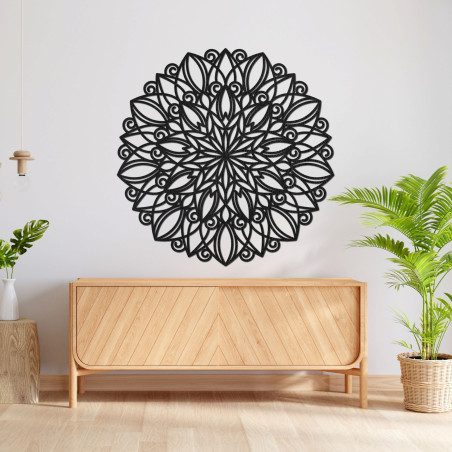 Mandala na stenu – symbol rovnováhy a krásy - REBUSS