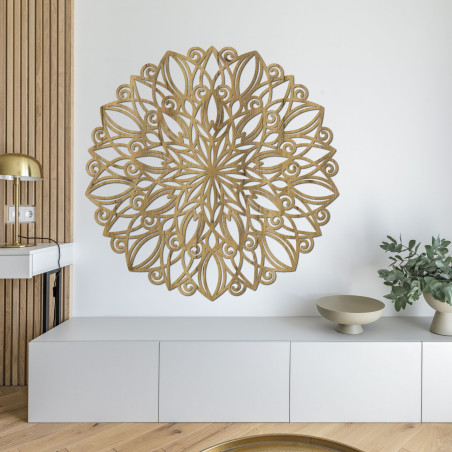 Mandala na stenu – symbol rovnováhy a krásy - REBUSS
