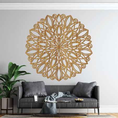 Mandala na stenu – symbol rovnováhy a krásy - REBUSS