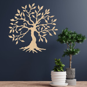 Drevený obraz - stom života konáre 2