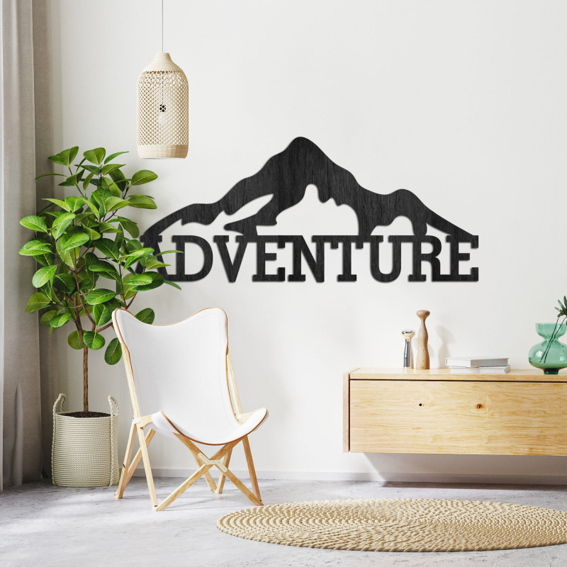 Vyrezávaný obraz z dreva - ADVENTURE