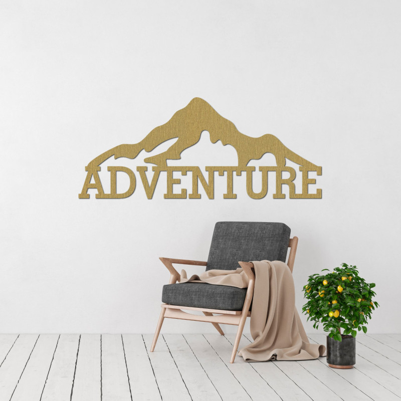 Vyrezávaný obraz z dreva - ADVENTURE