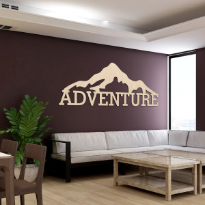 Vyrezávaný obraz z dreva - ADVENTURE