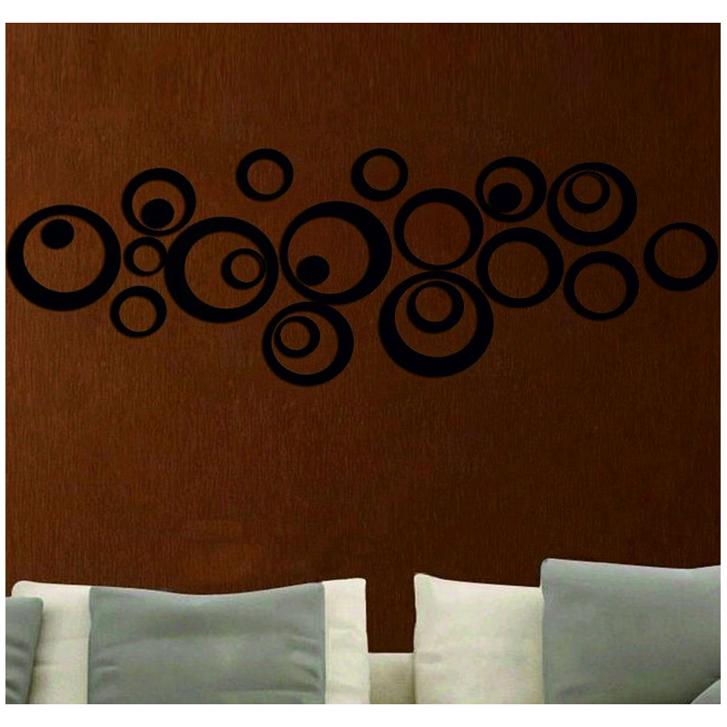 Dekoračné zrkadlá. Zrkadlové samolepky na stenu, ako obraz alebo dekorácia, 3D acryl nálepka