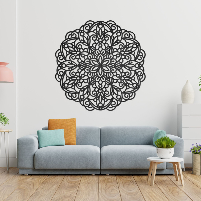 Drevená mandala, obraz na stenu - TERRONY