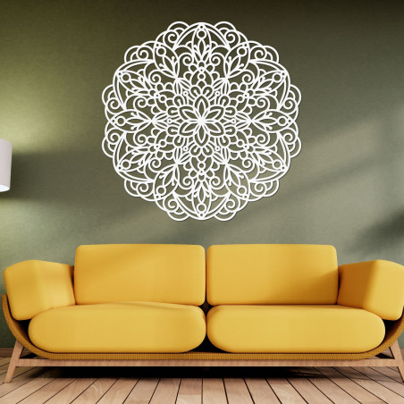 Drevená mandala, obraz na stenu - TERRONY