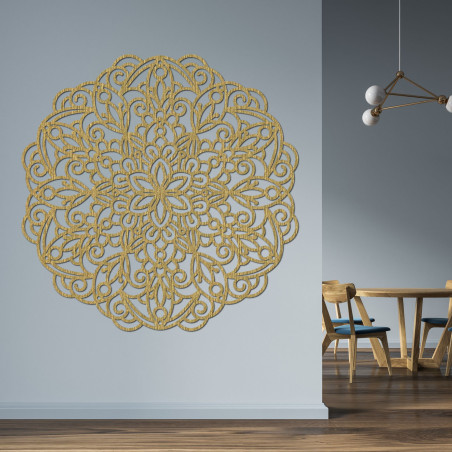 Drevená mandala, obraz na stenu - TERRONY