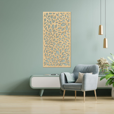 Abstraktný obraz kvetov na stenu - PINIIA