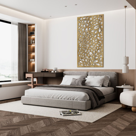 Drevený obraz na stenu kvet - ANIA