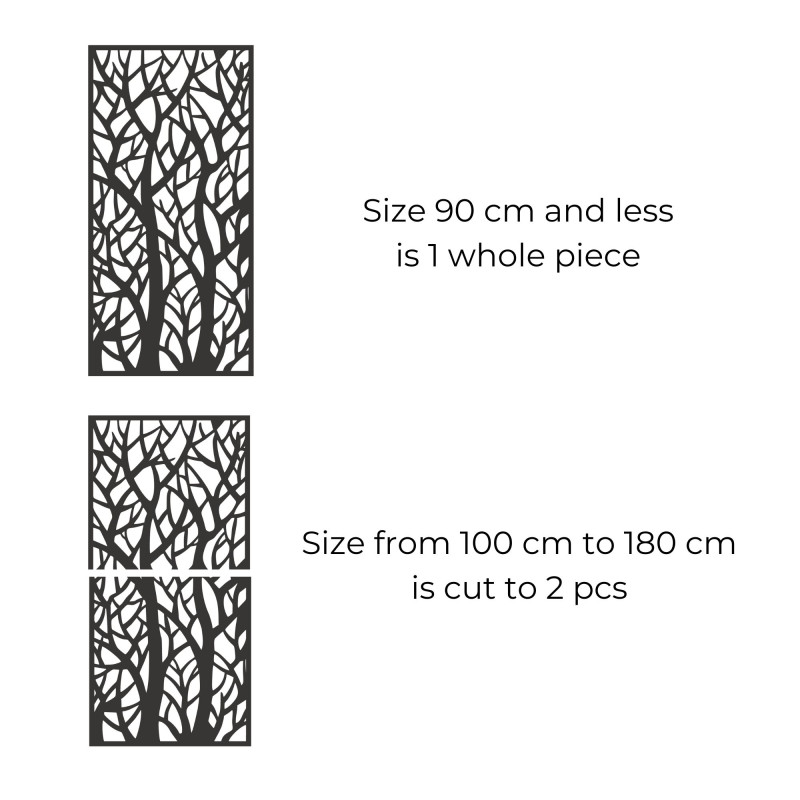 Dekoratívny panel obraz lesné siluety - LÝDIO