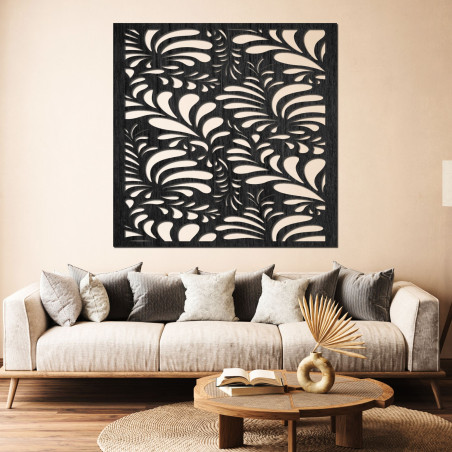 Vyrezávaný drevený obraz na stenu - HERBA