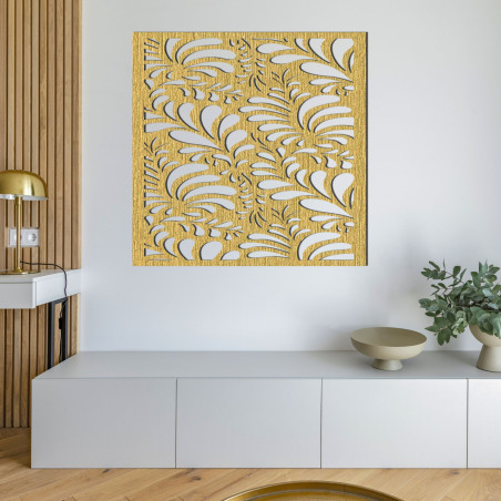 Vyrezávaný drevený obraz na stenu - HERBA