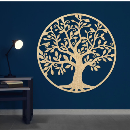 Drevená dekorácia stromu života Drevená dekorácia stromu života