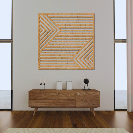 Drevená dekorácia na stenu - LINEA