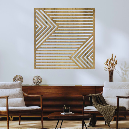 Drevená dekorácia na stenu - LINEA