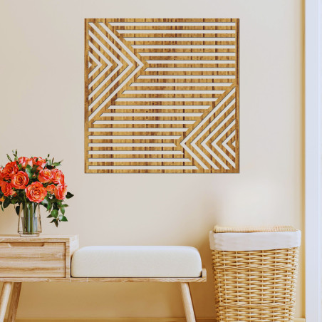 Drevená dekorácia na stenu - LINEA