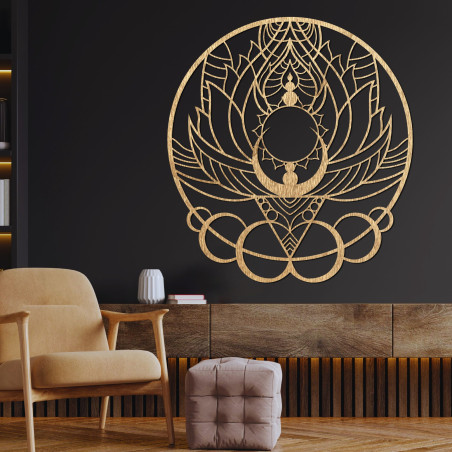 Vyrezávaný obraz na stenu kvet slnka