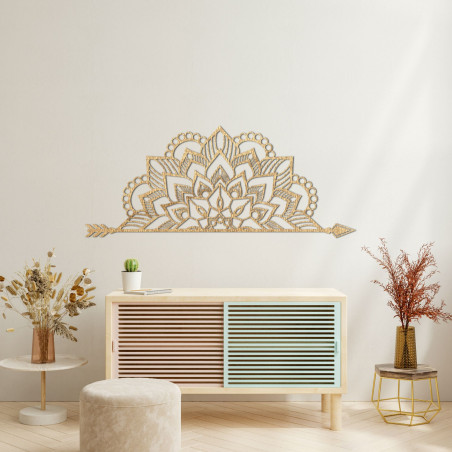 Mandala drevená na stenu - ARONGE