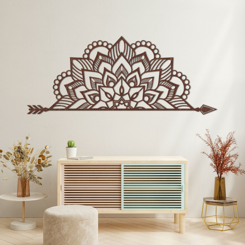 Mandala drevená na stenu - ARONGE