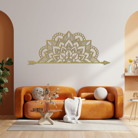 Mandala drevená na stenu - ARONGE